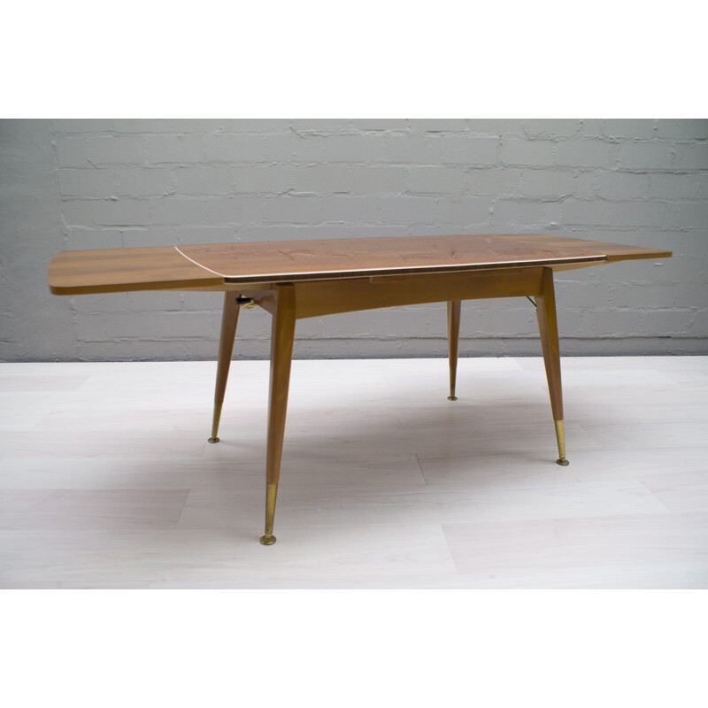 Vintage height-adjustable coffee or dining table, 1950s