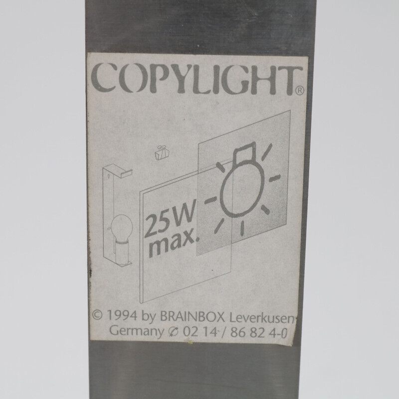 Lampada da tavolo vintage Copylight di Gerhard Trautmann per Brainbox, Germania 1999