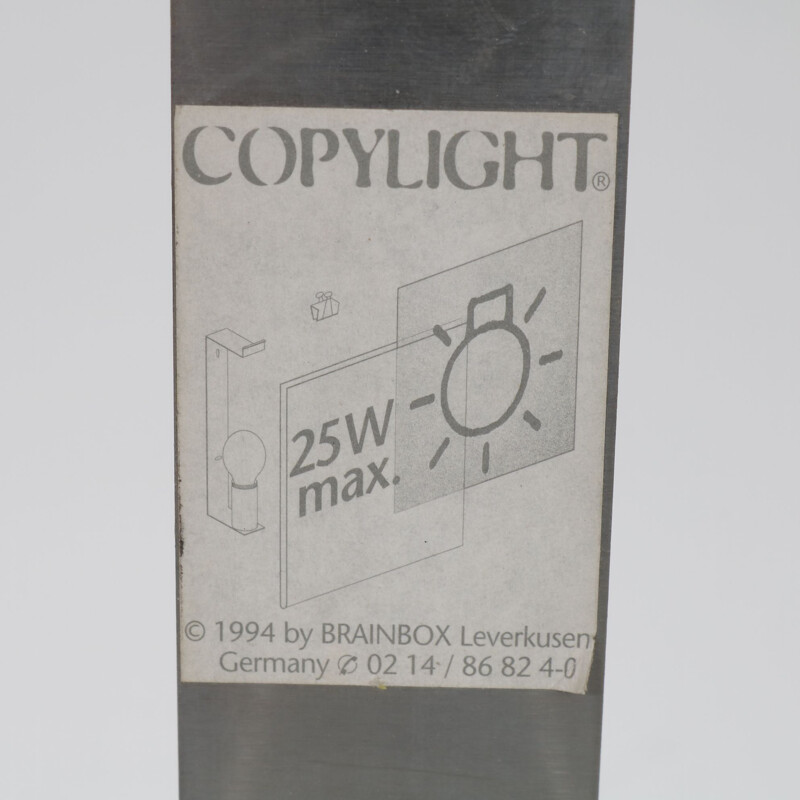 Vintage table lamp Copylight by Gerhard Trautmann for Brainbox, Germany 1999 