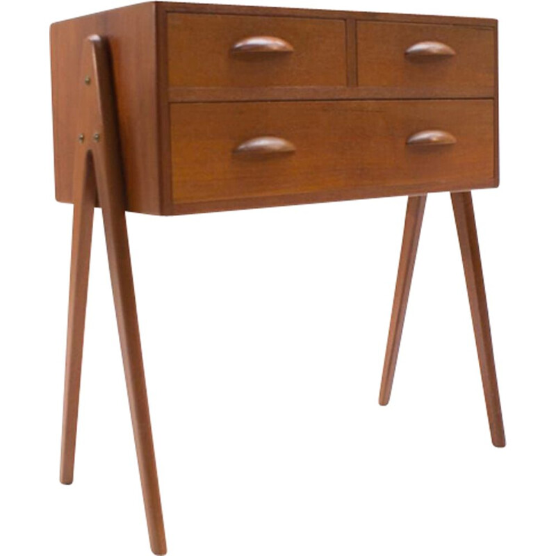 Vintage chest of drawers in teak from Barovero