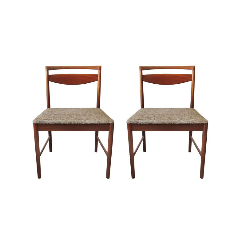 Vintage set of 2 teak chairs from A.H. McIntosh 1970s