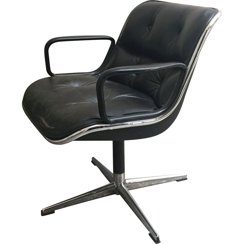 Vintage office chair by Charles Pollock 