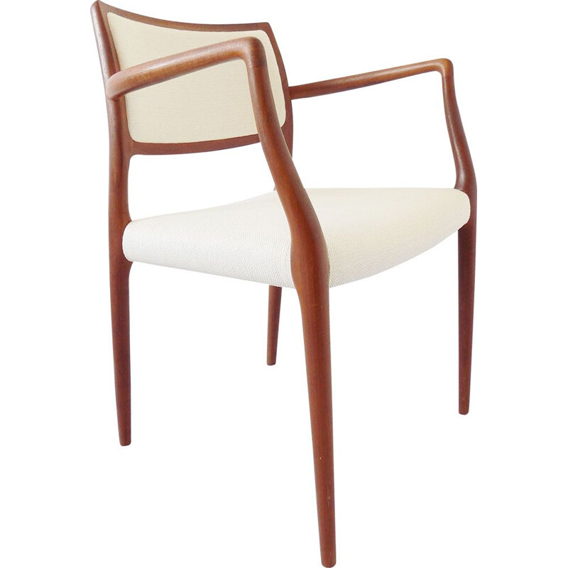 Vintage armchair in teak by Niels Möller Model 65,1960