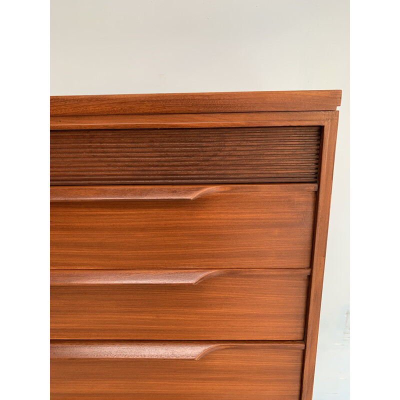 Vintage teak chest of drawers 1960s