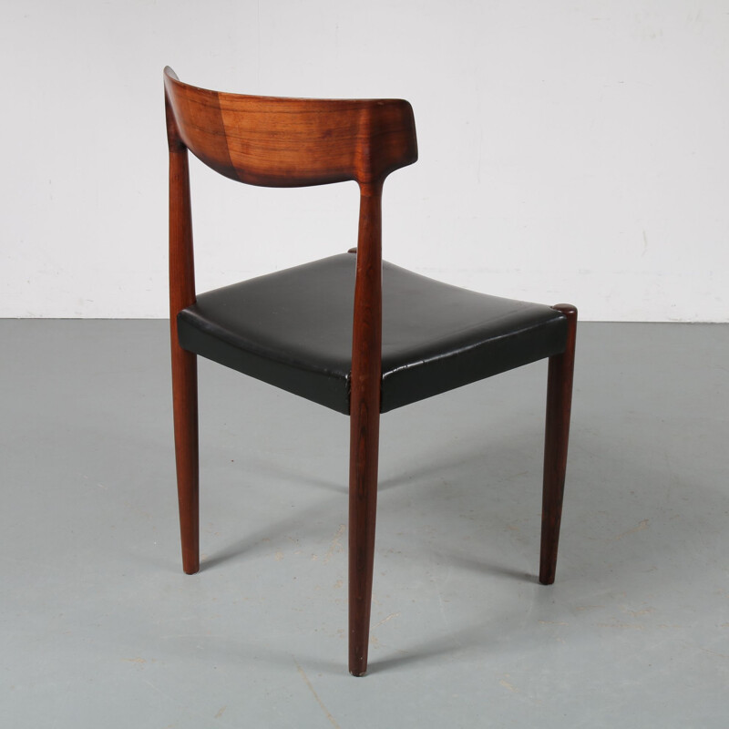 Vintage rosewood chair attributed to Knud Faerch by Bovenkamp 1960s 