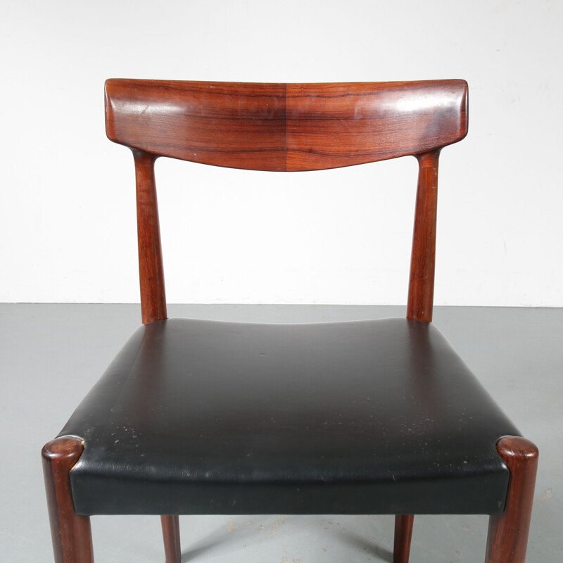 Chaise vintage en palissandre attribuée à Knud Faerch par Bovenkamp 1960 