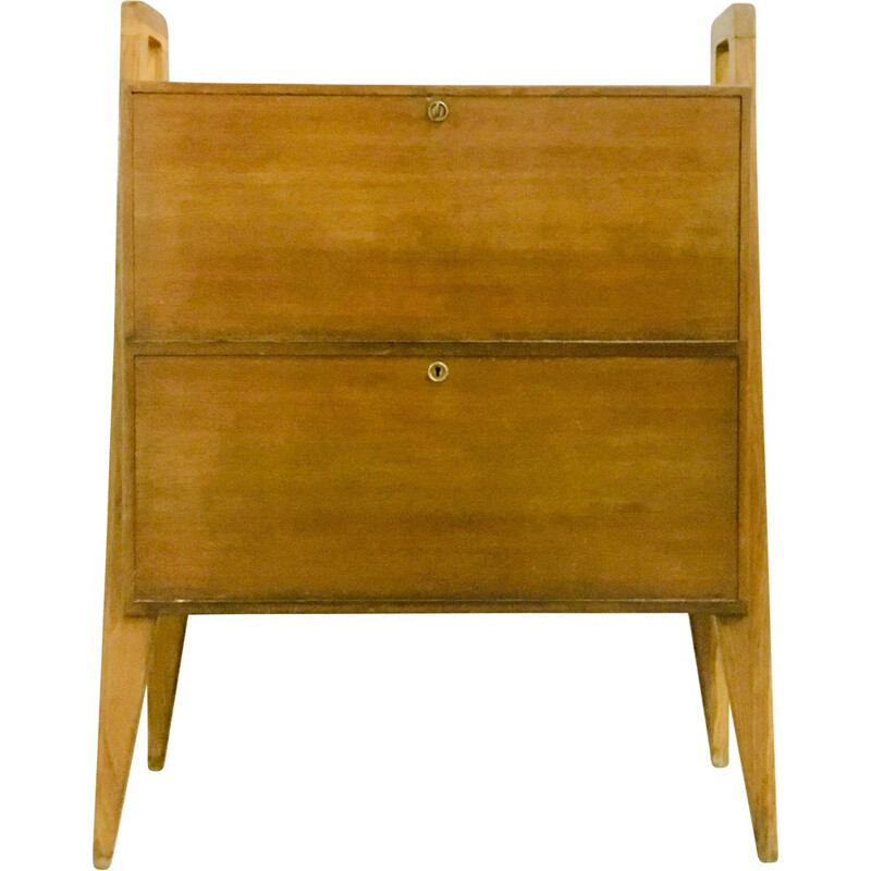 Vintage secretary in oak 50s