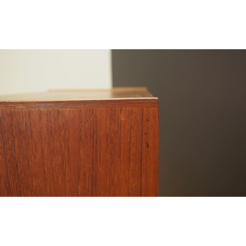 Vintage teak chest of drawers 1970