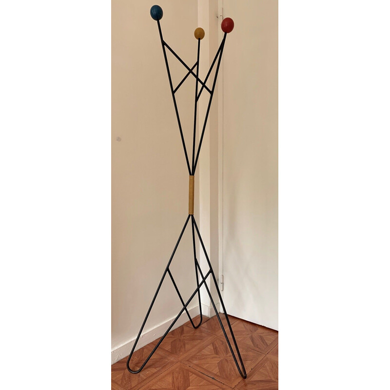 Vintage coat rack by Roger FERAUD,1960