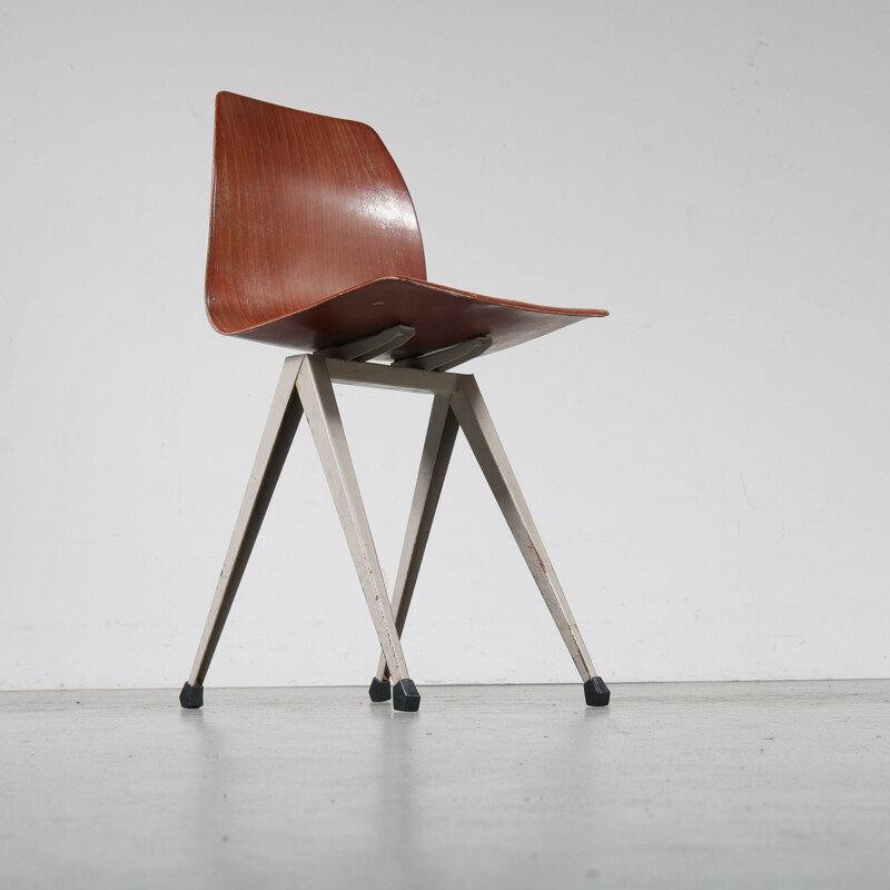 Chaise à repas vintage par Galvanitas, Pays-bas,1960