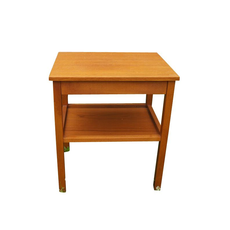 Vintage Scandinavian bedside table with drawer,1960