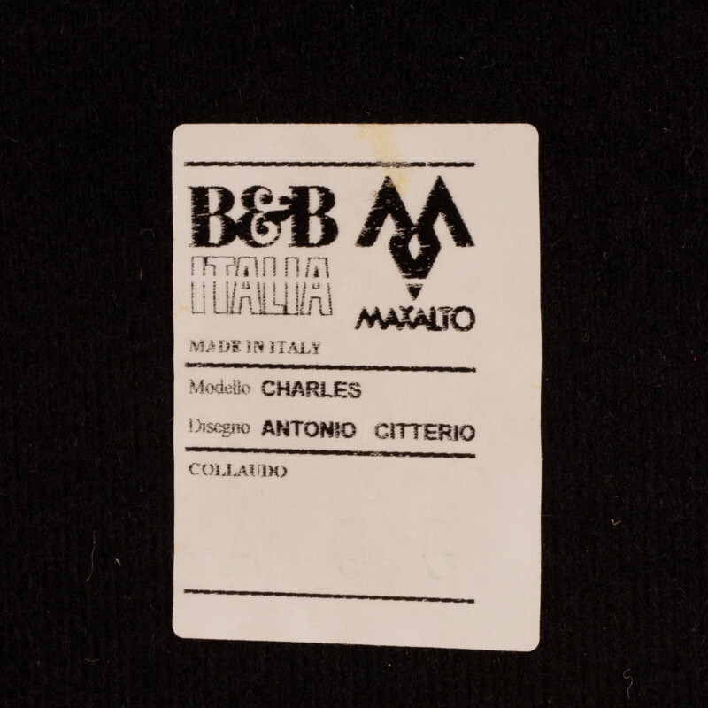 Repose pied vintage par Antonio Citterio pour B&B Italian,00's