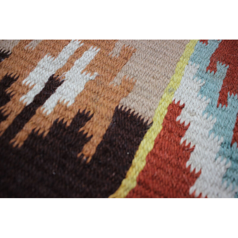 Juego de 3 alfombras vintage de lana, Checoslovaquia 1960