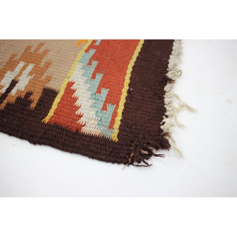 Set of 3 vintage wool rugs, Czechoslovakia 1960