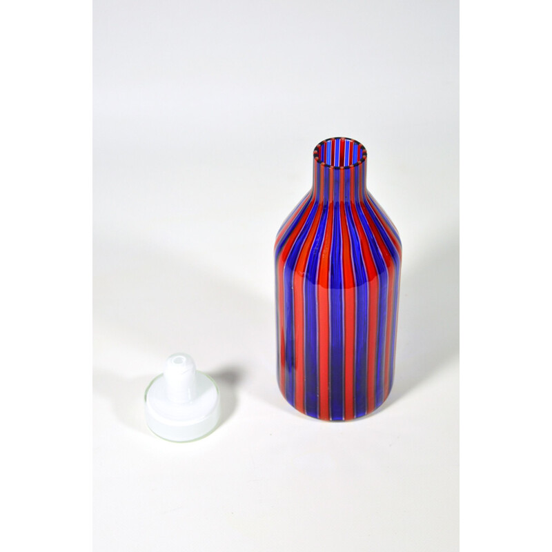 Vintage bottle in Murano glass Italy 1960s