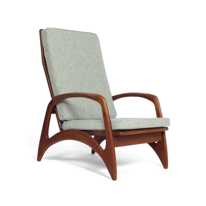 Vintage lounge chair in teak by De Ster Gelderland 