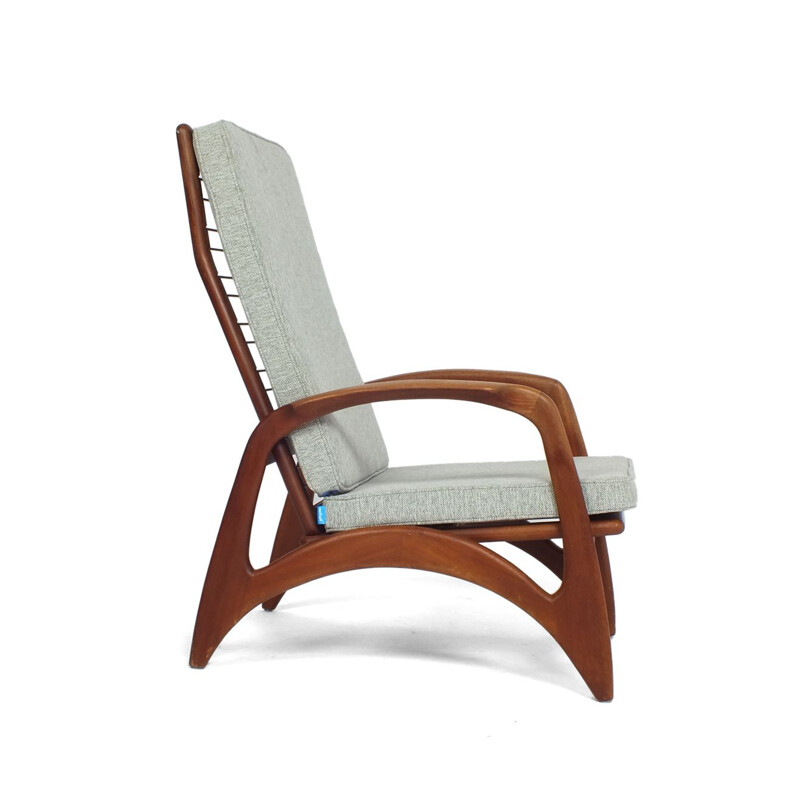 Vintage lounge chair in teak by De Ster Gelderland 