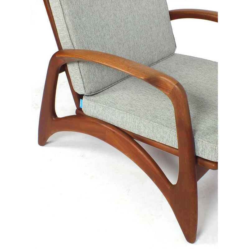 Vintage lounge chair in teak by De Ster Gelderland 