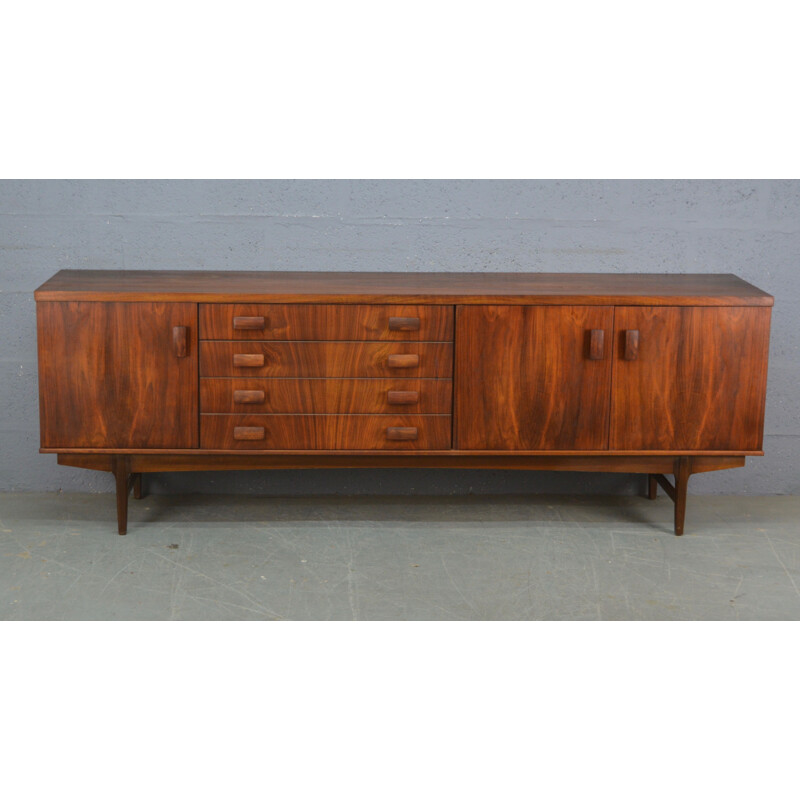 Long sideboard in rosewood by Bath Cabinet Makers