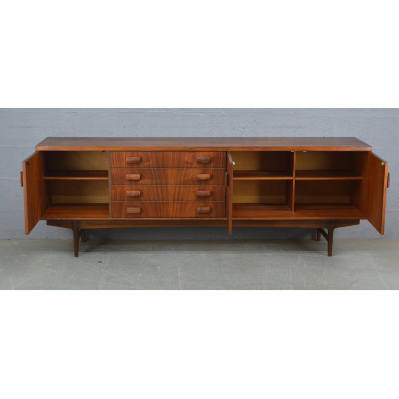 Long sideboard in rosewood by Bath Cabinet Makers