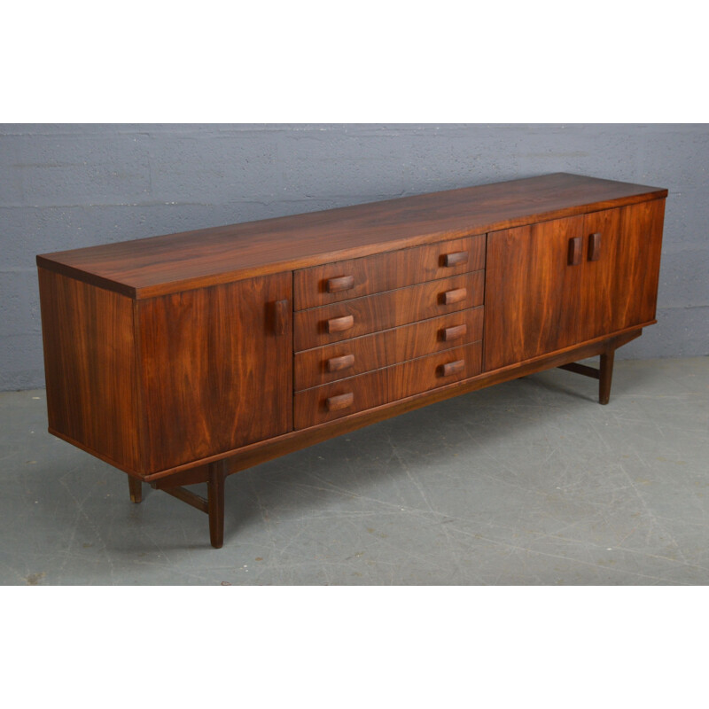 Long sideboard in rosewood by Bath Cabinet Makers