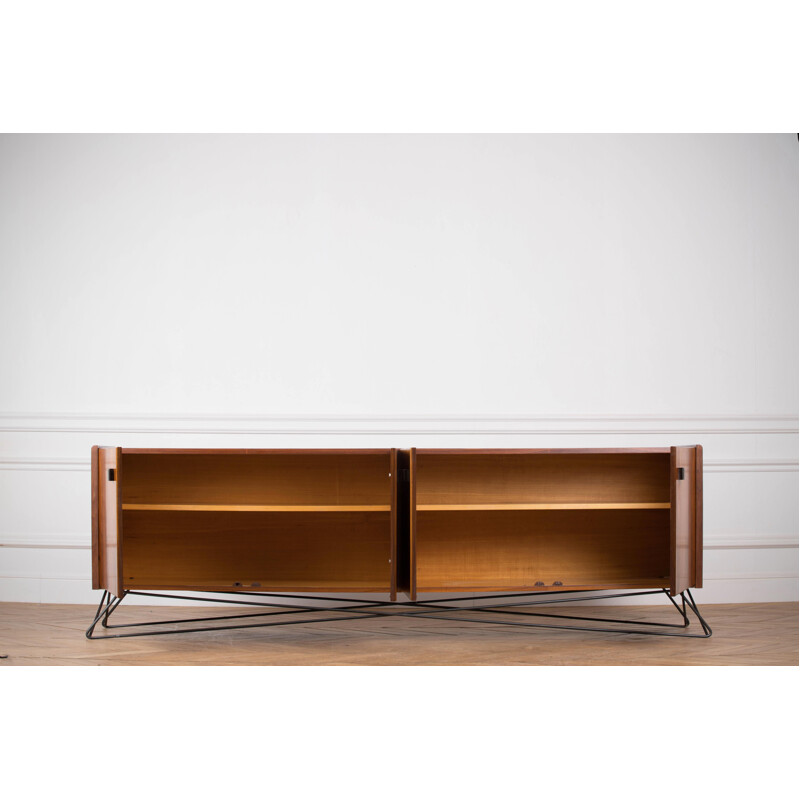 Vintage minimalist rosewood sideboard