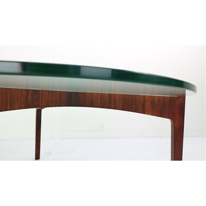 Vintage rosewood coffee table by Sven Ellekaer