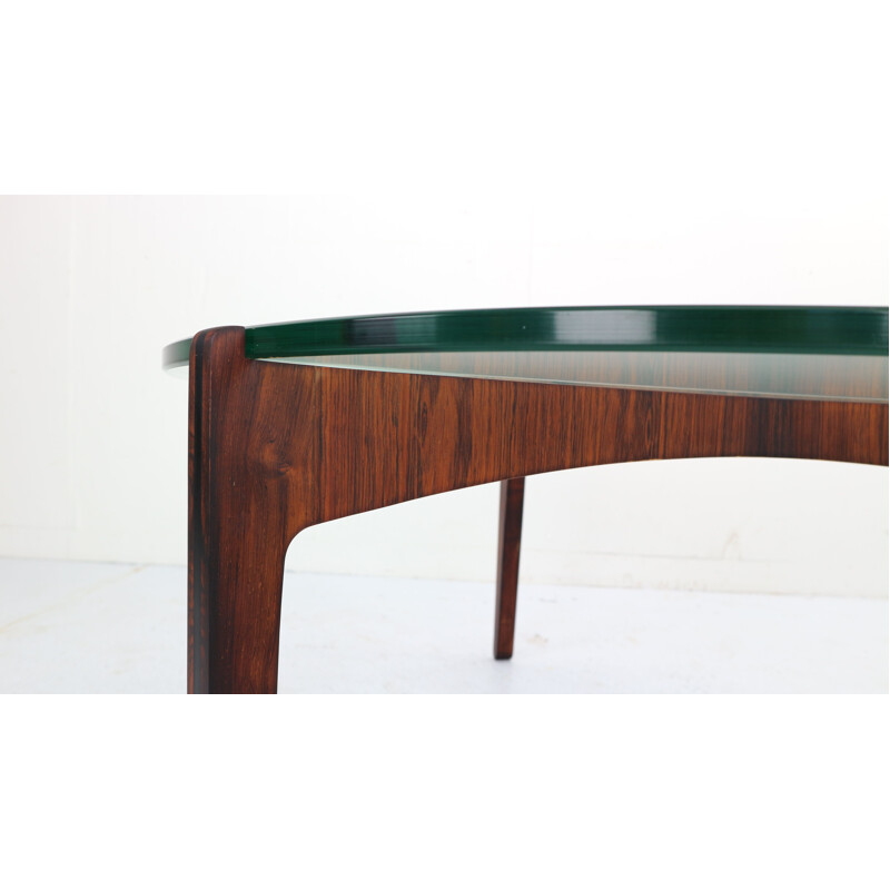 Vintage rosewood coffee table by Sven Ellekaer