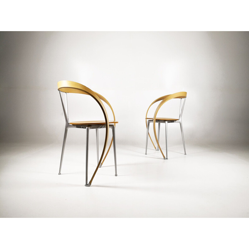 Set of 6 Revers chairs by Andrea Branzi for Cassina