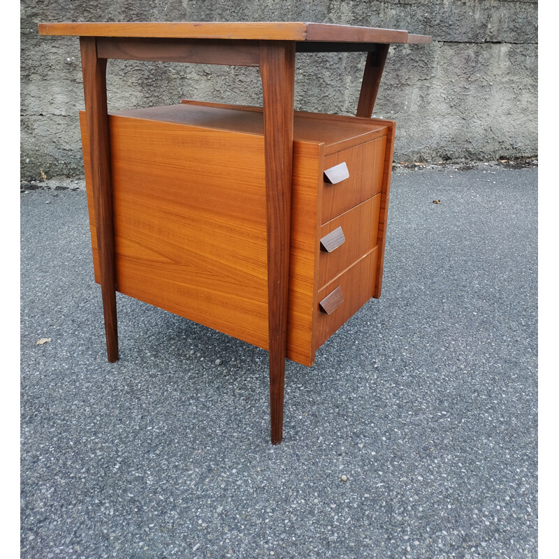 Vintage free form desk in wood