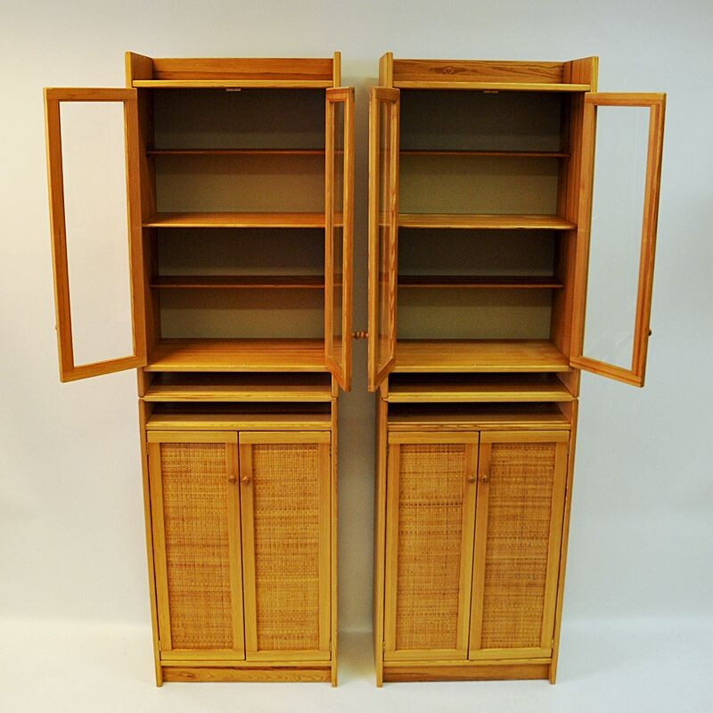 Pine cupboards "Furubo" by Yngve Ekström for Swedese 1970s - Sweden