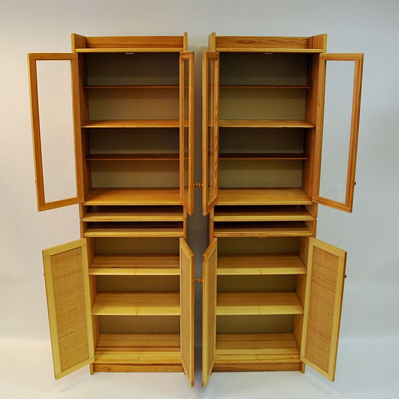 Pine cupboards "Furubo" by Yngve Ekström for Swedese 1970s - Sweden