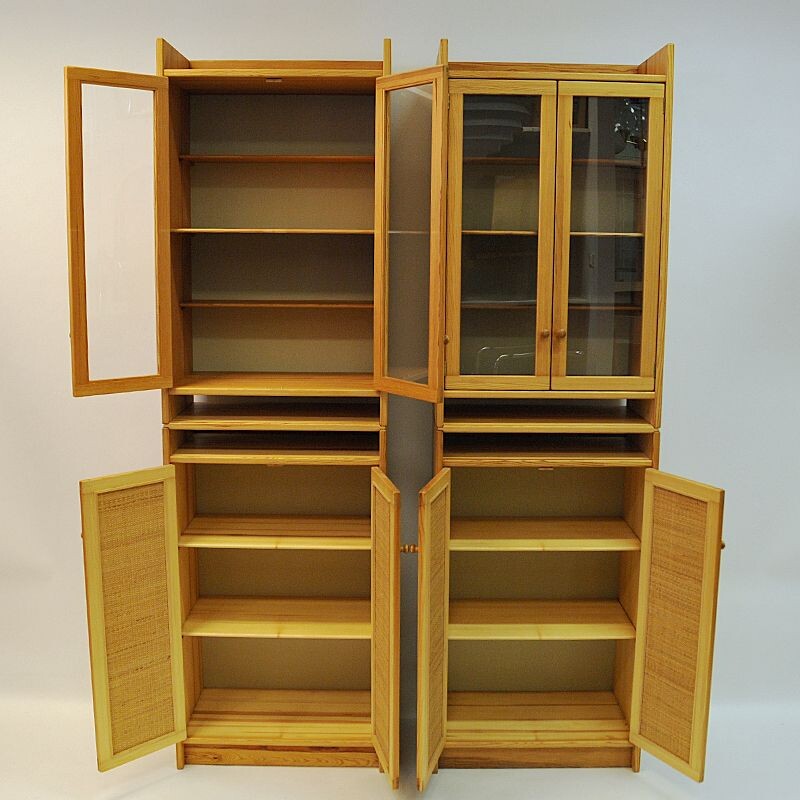 Pine cupboards "Furubo" by Yngve Ekström for Swedese 1970s - Sweden