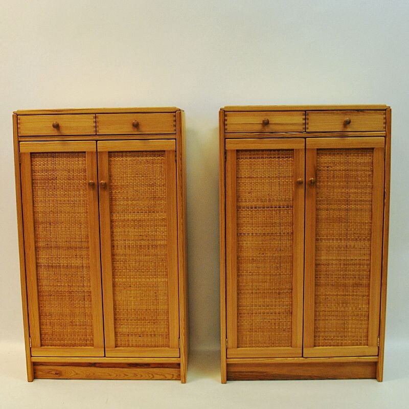 Pine cupboards "Furubo" by Yngve Ekström for Swedese 1970s - Sweden