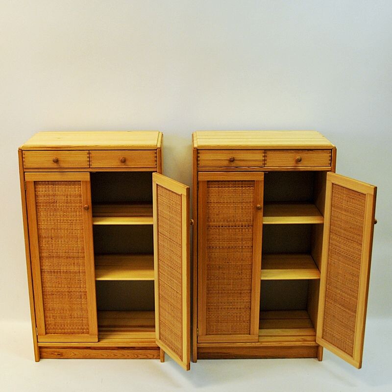 Pine cupboards "Furubo" by Yngve Ekström for Swedese 1970s - Sweden