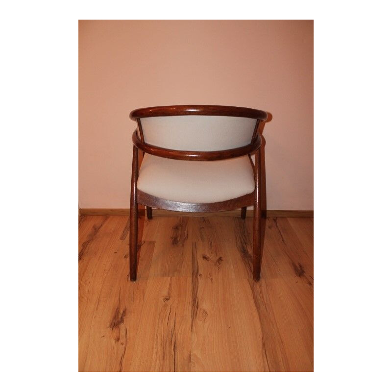 Paire de chaises B3300 vintage en hêtre et tissu