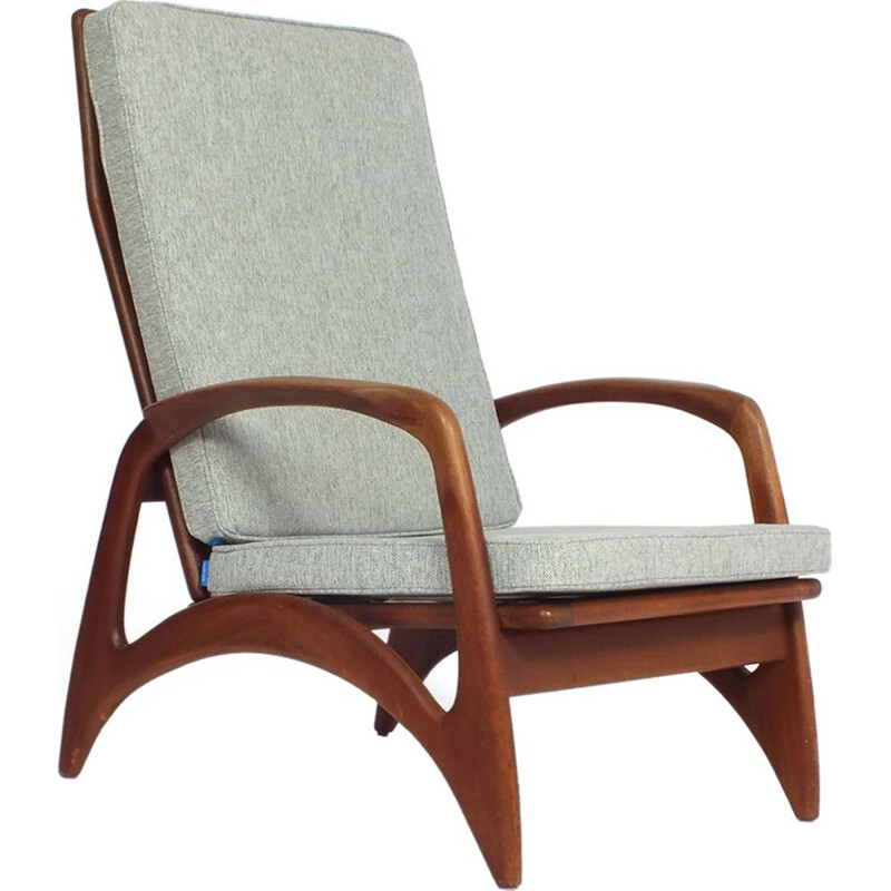 Vintage lounge chair in teak by De Ster Gelderland 