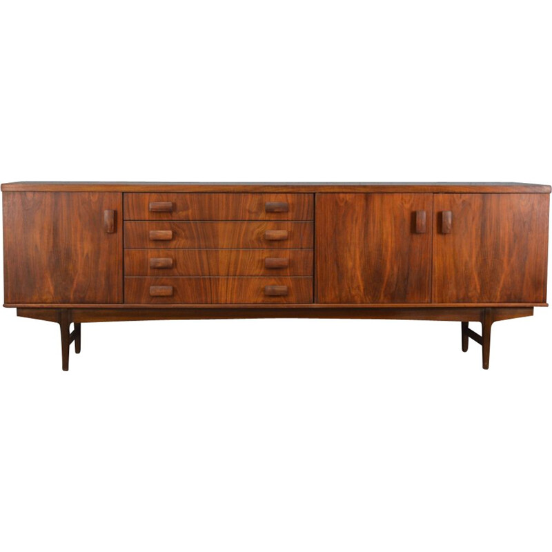 Long sideboard in rosewood by Bath Cabinet Makers