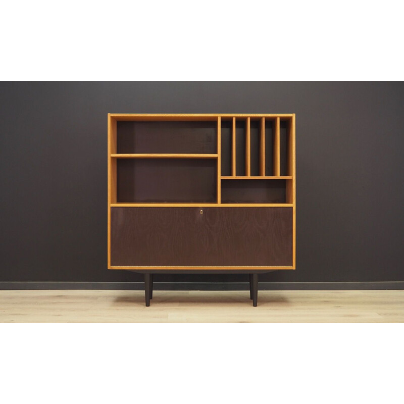 Vintage bookcase in ash wood by Domino Mobler