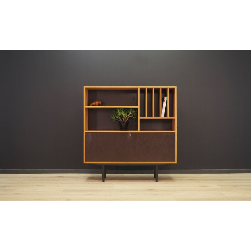 Vintage bookcase in ash wood by Domino Mobler