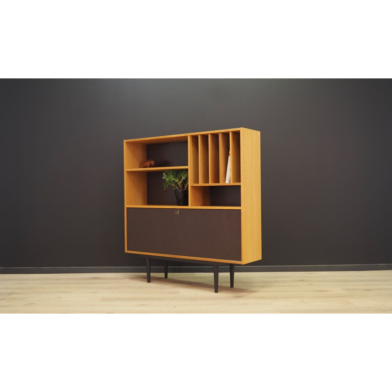 Vintage bookcase in ash wood by Domino Mobler