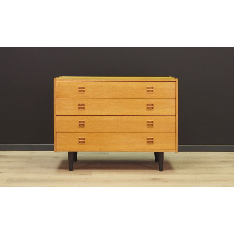 Danish vintage chest of drawers in ashwood