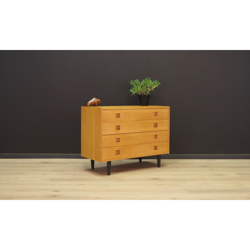 Danish vintage chest of drawers in ashwood