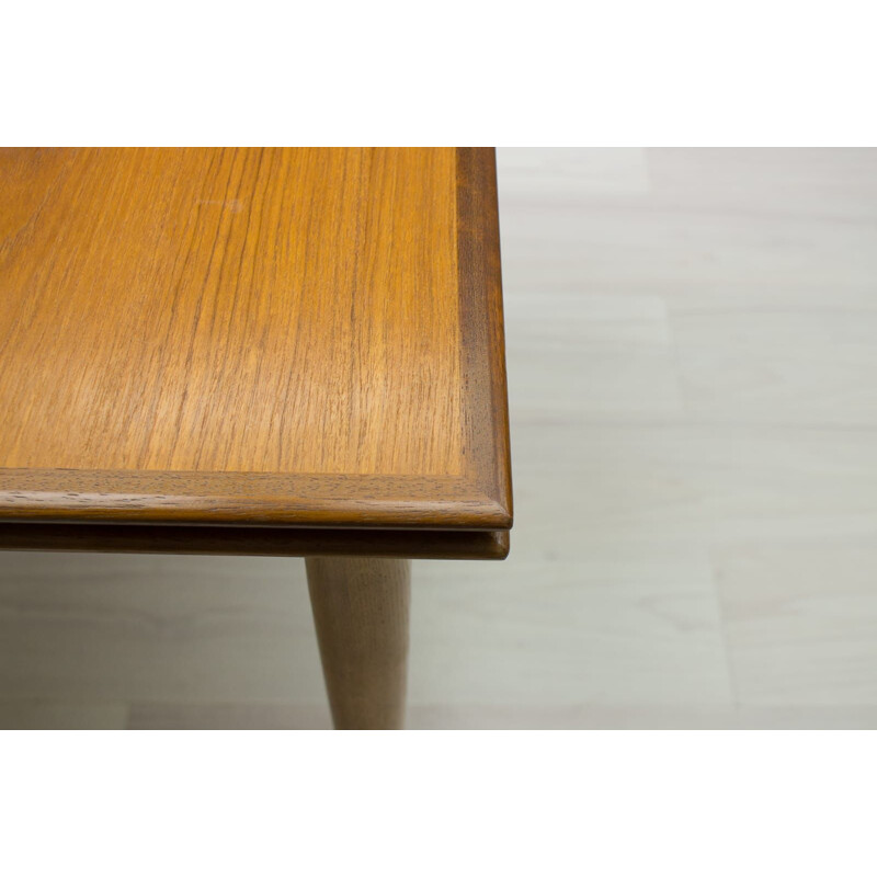 Vintage Scandinavian extendable teak table