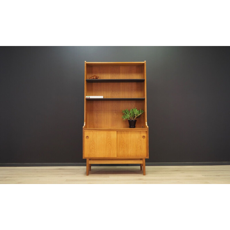 Vintage ash bookcase by Johannes Sorth, 1960