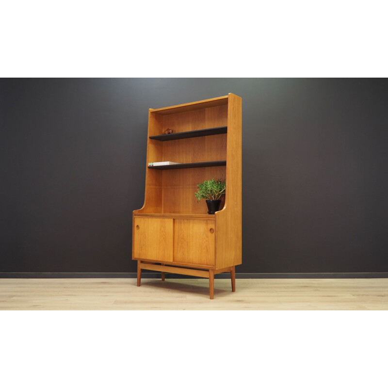 Vintage ash bookcase by Johannes Sorth, 1960