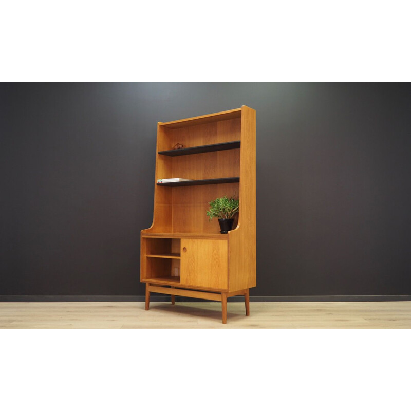 Vintage ash bookcase by Johannes Sorth, 1960