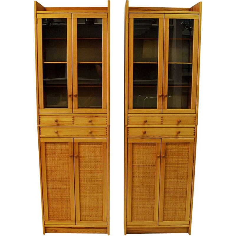 Pine cupboards "Furubo" by Yngve Ekström for Swedese 1970s - Sweden