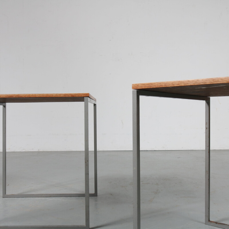 Vintage pair of side tables by Pastoe,Netherlands,1960