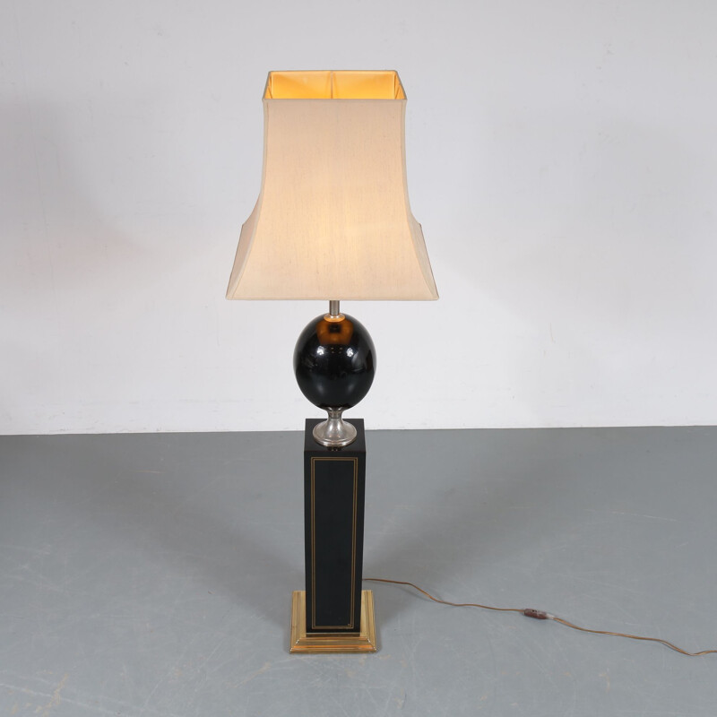 Vintage floor lamp by Maison Barbier,France,1970 